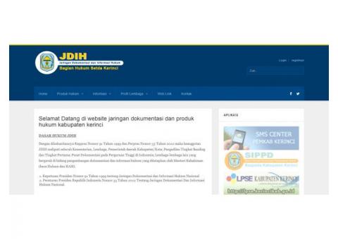 Jual Aplikasi JDIH Online (Produk Hukum)