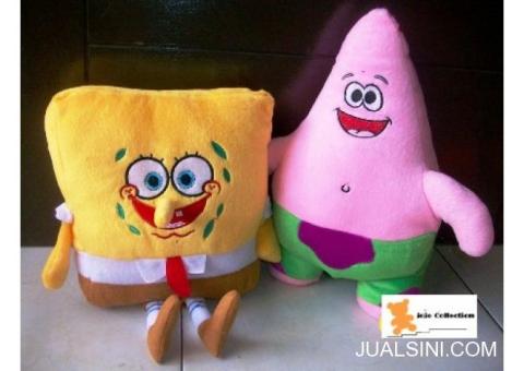 Paket Boneka Sponge Bob & Patrick