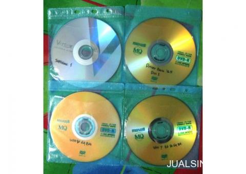 Paket DVD Install Ulang Komputer dan Laptop (7 DVD)