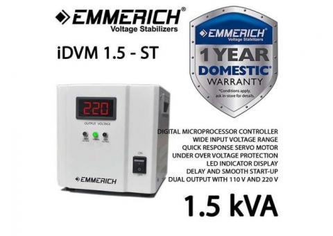 Stabilizer Emmerich Murah Kapasitas 1,5  kVA, Type iDVM 1,5 - ST