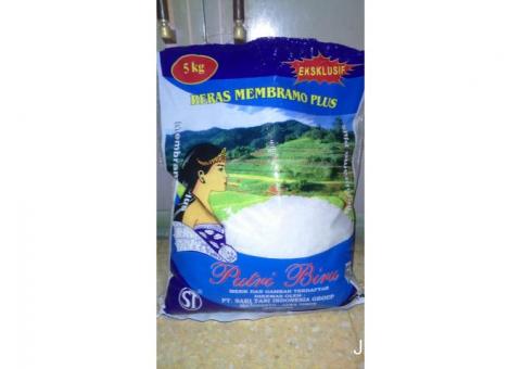 beras membramo plus 5kg cap putri biru