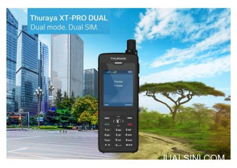 Thuraya XT Pro Dual - Handphone Satelit 2 Simcard