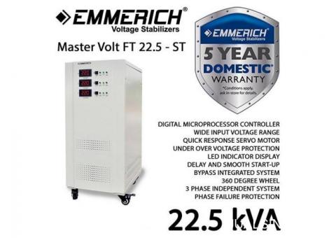Satvolt Merk EMMERICH 22,5 kVA, 3 phase, type Master Volt Ft 22,5-ST