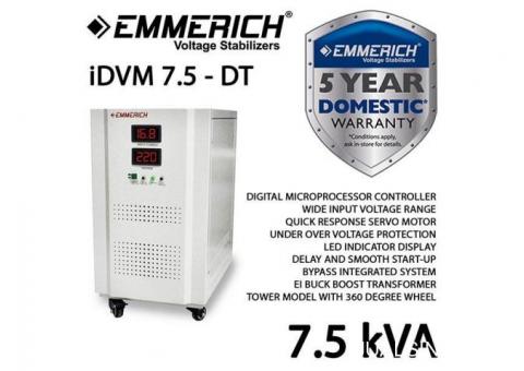 Emmerich iDVM 7,5 DT Stabilizer Listrik 7,5 kVA, 1 phase