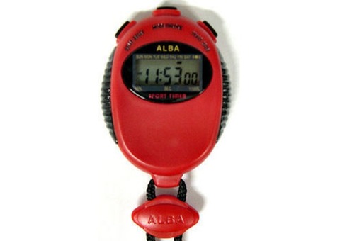 Jual Stopwatch DigitaL Alba SW-01_0008R Mantap