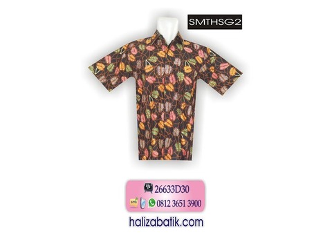 Baju Batik Terbaru, Contoh Baju Batik, Mode Baju Terkini, SMTHSG2