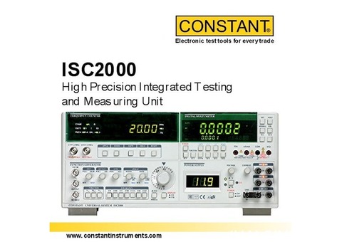 Jual CONSTANT ISC2000 High Precision Measuring Unit