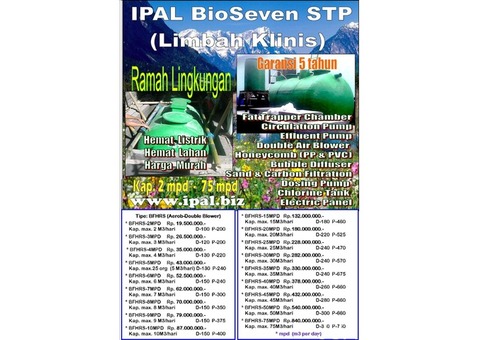 STP Biotech Ipal STP (Limbah Klinis) Bioseven
