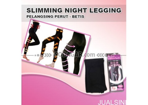 Slimming Night Legging Bahan Tebal (pelangsing perut - betis)