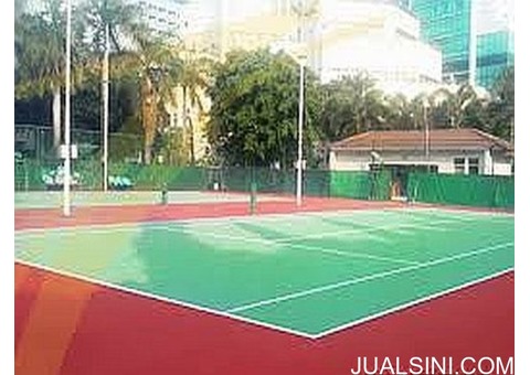 Jasa PEMBUATAN LAPANGAN Tenis, Futsal, Badminton Profesional