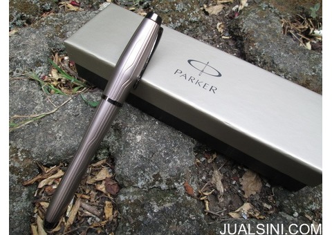 Pulpen Mewah Parker PK02 Metal Pen Romantic Rollerball With Box