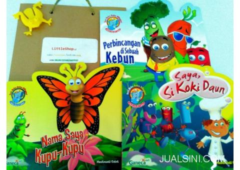 Buku Anak Bergambar Sains Bilingual Lucu Edukatif