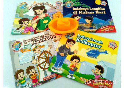 Buku Anak Bergambar Edukatif 1 Paket 4 Buku FREE FRAME