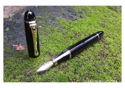 Pulpen Mewah Jinhao X450 Iraurita Fountain Pen Metal Golden Clip