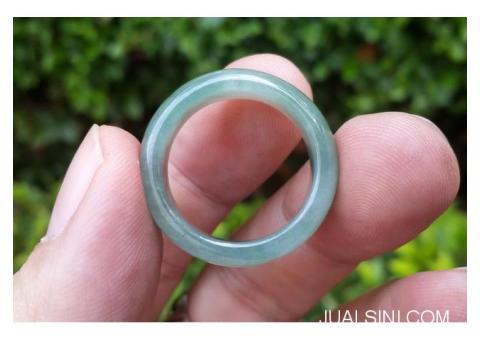 Cincin Giok Jadeite Jade Type A JDT002 Origin Burma Natural No Treat