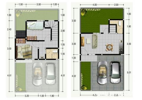 Rumah Baru Minimalis 2 Lantai di Tibubeneng Canggu Kuta Utara