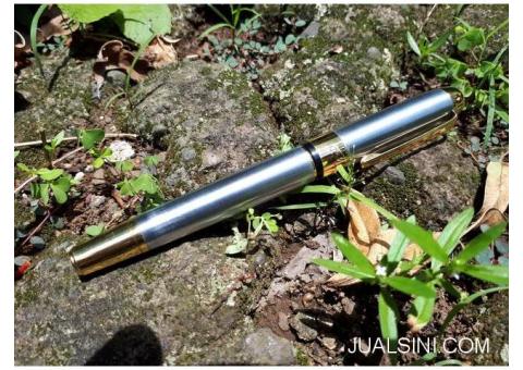 Pulpen Mewah Jinhao JH250 New Executive Gold Silver Metal Luxury Pen