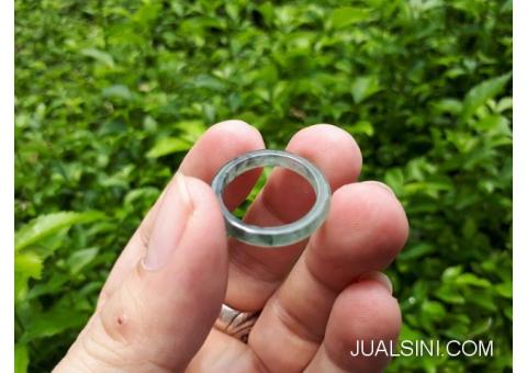 Ring Cincin Jadeite Jade Type A JDT009 Natural Giok Origin Burma