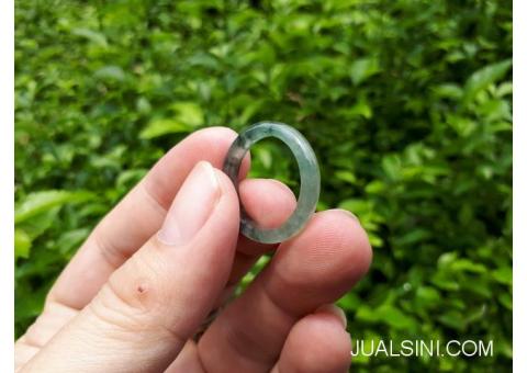Ring Cincin Jadeite Jade Type A JDT009 Natural Giok Origin Burma