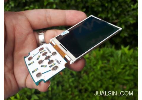 LCD Plus Konektor Keypad Samsung SGH-J800 Luxe Jadul Barang Langka