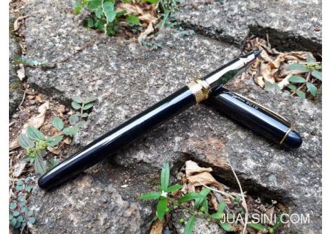 Pulpen Mewah Jingpin 8016 Fountain Metal Pen Luxury Caligraphy Canetas