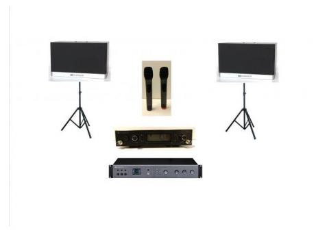 Paket Sound System meeting Audiobank Aks 100,amp 360,Alpha x,Wmx 11