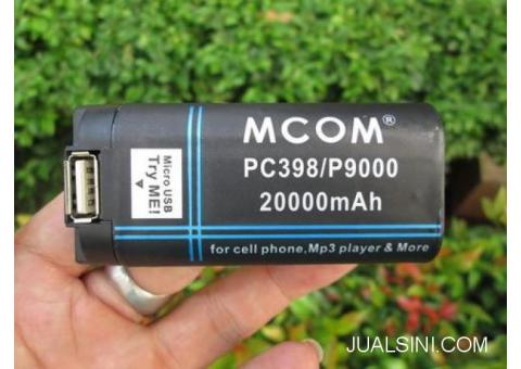 Baterai Prince PC9000 PC398 Antena Merk MCOM 20000mAh