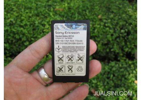 Baterai Sony Ericsson BST-25 Original T610 T630 770mAh