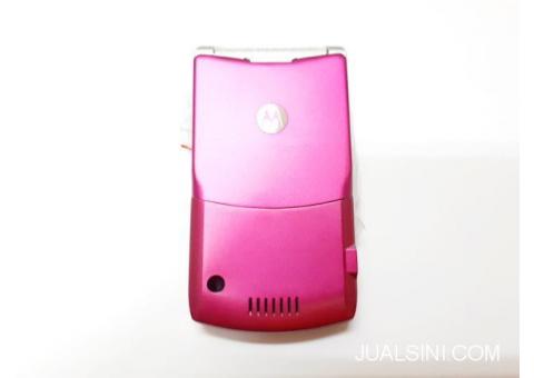 Casing Hape Motorola V3 Jadul New Fullset Langka