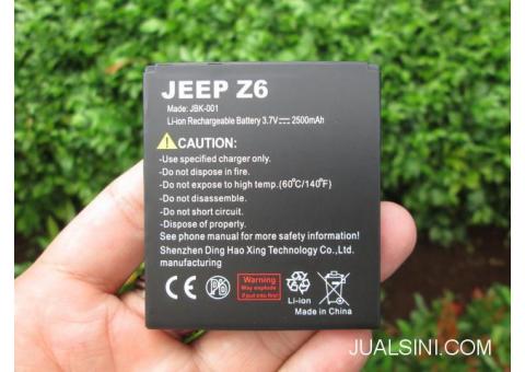 Baterai Hape Outdoor Jeep Z6 Baru Original 2500mAh