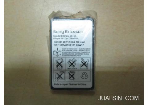 Baterai Original Sony Ericsson BST-35 Buat K700 K500 K508