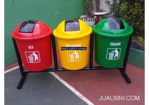 Tempat Sampah Pilah Tiga Warna
