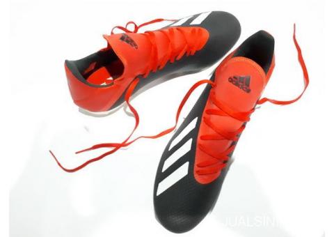Sepatu Bola Adidas X18.3 FG Black Red New Original Sisa Stok ADD002
