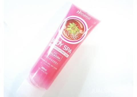 Hanasui Body Spa Exfoliating Peeling Gel With Collagen Strawberry