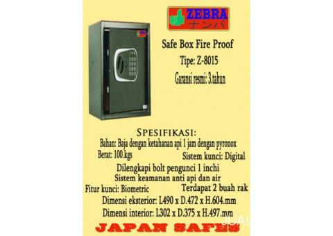 safebox fire proof zebra tipe z8015