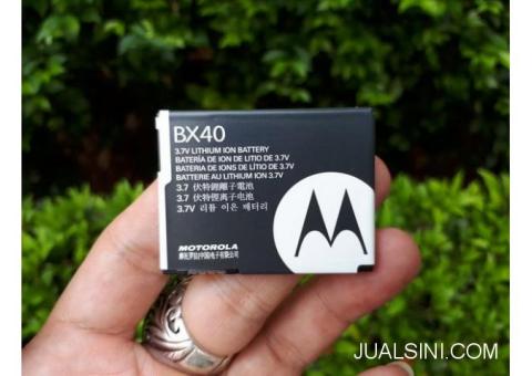 Baterai Motorola BX40 BX-40 New Original 100% RAZR2 V8 V9 740mAh