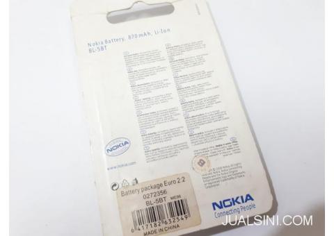 Baterai Nokia BL-5BT BL5BT New Original 100% 2600 Classic 2630 2760