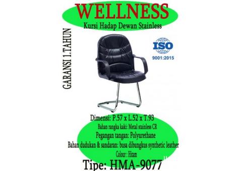 Kursi hadap dewan stainless wellness tipe hma9077