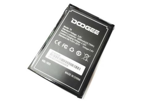 Baterai Hape Doogee T6 Pro New Original 100% Doogee 6250mAh