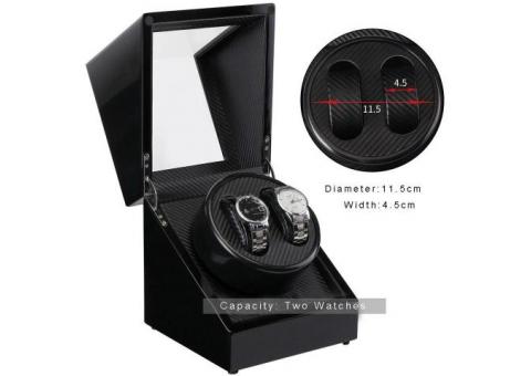 Watch Winder W113D-BT Penggerak Pemutar Otomatis 2 Slot Single Head
