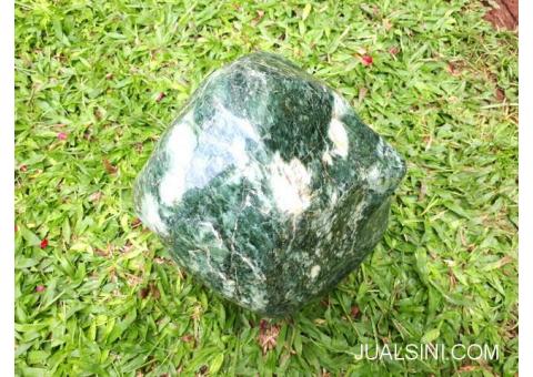 Bahan Batu Giok Jade RJD001 Jumbo Natural Sudah Dipoles