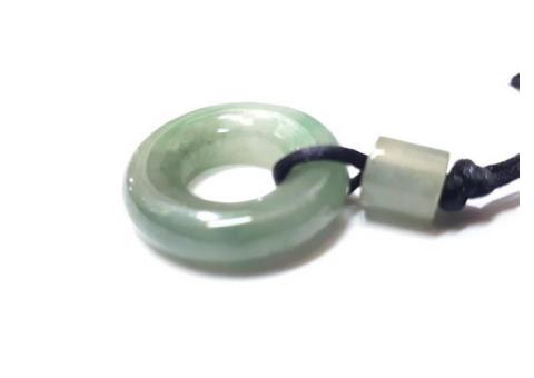 Liontin Kalung Batu Permata Giok Jadeite Jade Type A Burma JDT026