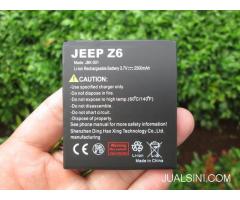 Baterai Hape Outdoor Jeep Z6 Baru Original 100% 2500mAh
