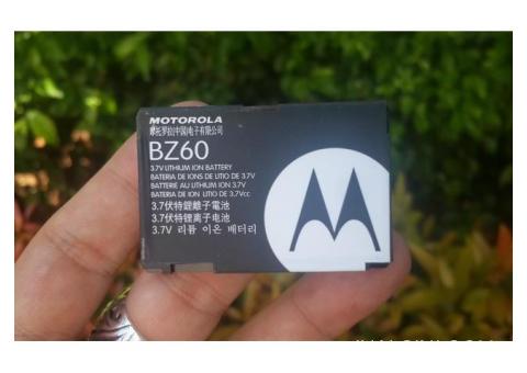 Baterai Motorola BZ60 Original 100% V3xx Razr V6 Razr Maxx 900mAh