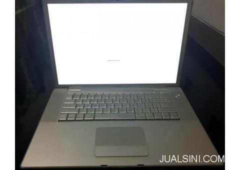 Laptop Rusak MacBook Pro A1260 Core 2 Duo 2.4GHz 15" RAM 4GB HDD 320GB
