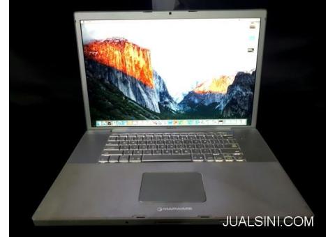 Laptop MacBook Pro A1229 17" Intel Core 2 Duo 2.4GHz RAM 4GB HDD 160GB