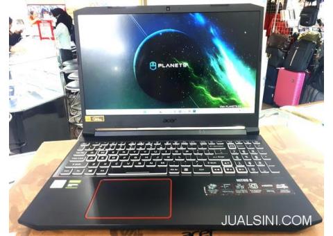 Acer Nitro 5 AN515-55-77MG RAM 8/512 GTX1650TI Core i7 Mulus Fullset