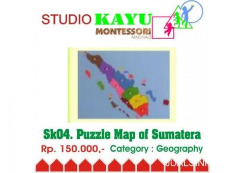 Puzzle Map of Sumatera