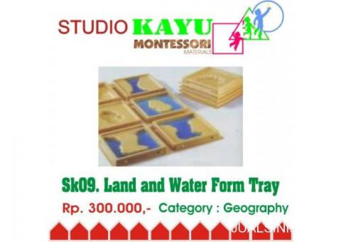 Land and Water Form Tray
