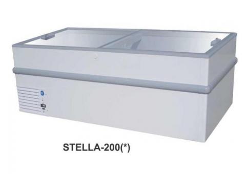 SLIDING FLATT GLASS FREEZER (STELLA-200)